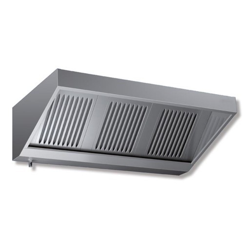 Cappa 240x90x45 acciaio inox